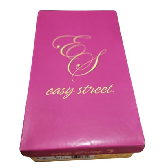 Easy Street Elegance Black Leather Heel New in Box Size 8 - Picture 9 of 10